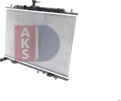 AKS Dasis 070151N - Радиатор, охлаждение двигателя autosila-amz.com
