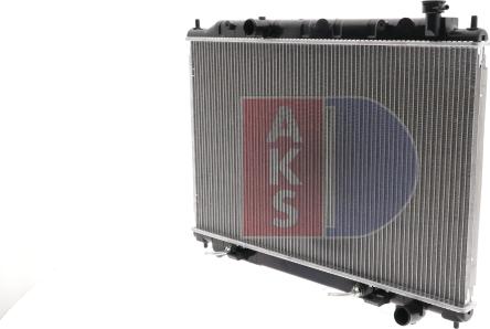 AKS Dasis 070112N - Радиатор, охлаждение двигателя autosila-amz.com