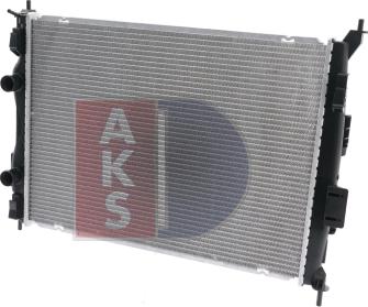 AKS Dasis 070185N - Радиатор, охлаждение двигателя autosila-amz.com