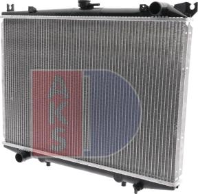 AKS Dasis 071560N - Радиатор, охлаждение двигателя autosila-amz.com