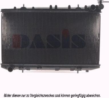 AKS Dasis 071520N - Радиатор, охлаждение двигателя autosila-amz.com
