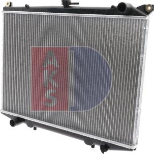AKS Dasis 071000N - Радиатор, охлаждение двигателя autosila-amz.com