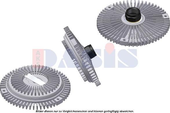 AKS Dasis 078010N - Сцепление, вентилятор радиатора autosila-amz.com