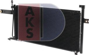 AKS Dasis 072140N - Конденсатор кондиционера autosila-amz.com