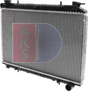 AKS Dasis 072330N - Радиатор, охлаждение двигателя autosila-amz.com