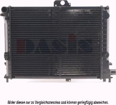 AKS Dasis 190230N - Радиатор, охлаждение двигателя autosila-amz.com