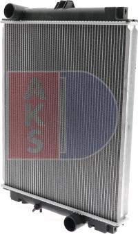 AKS Dasis 140041N - Радиатор, охлаждение двигателя autosila-amz.com