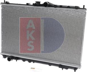 AKS Dasis 140048N - Радиатор, охлаждение двигателя autosila-amz.com