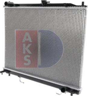 AKS Dasis 140061N - Радиатор, охлаждение двигателя autosila-amz.com