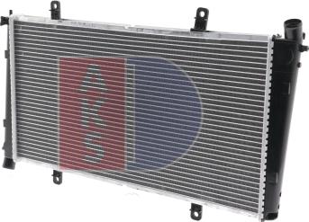 AKS Dasis 140014N - Радиатор, охлаждение двигателя autosila-amz.com