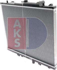 AKS Dasis 140011N - Радиатор, охлаждение двигателя autosila-amz.com
