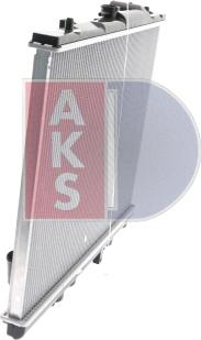AKS Dasis 140011N - Радиатор, охлаждение двигателя autosila-amz.com