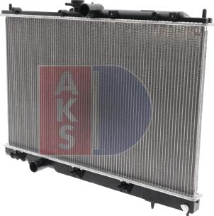AKS Dasis 140082N - Радиатор, охлаждение двигателя autosila-amz.com