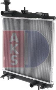 AKS Dasis 140114N - Радиатор, охлаждение двигателя autosila-amz.com