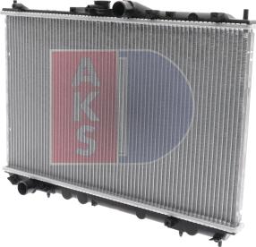 AKS Dasis 141070N - Радиатор, охлаждение двигателя autosila-amz.com