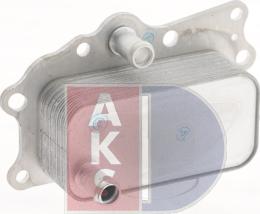 AKS Dasis 156037N - Масляный радиатор, двигательное масло autosila-amz.com