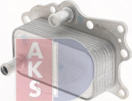 AKS Dasis 156037N - Масляный радиатор, двигательное масло autosila-amz.com