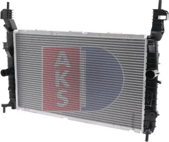 AKS Dasis 150055N - Радиатор, охлаждение двигателя autosila-amz.com