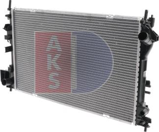 AKS Dasis 150069N - Радиатор, охлаждение двигателя autosila-amz.com