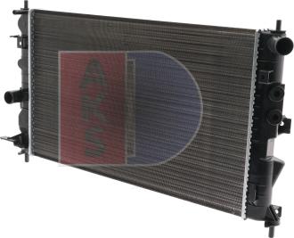 AKS Dasis 150003N - Радиатор, охлаждение двигателя autosila-amz.com