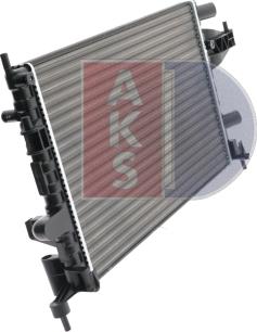 AKS Dasis 150011N - Радиатор, охлаждение двигателя autosila-amz.com