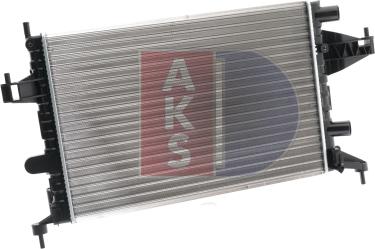 AKS Dasis 150011N - Радиатор, охлаждение двигателя autosila-amz.com