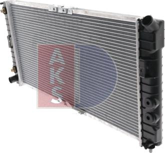 AKS Dasis 150018N - Радиатор, охлаждение двигателя autosila-amz.com