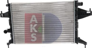 AKS Dasis 150013N - Радиатор, охлаждение двигателя autosila-amz.com