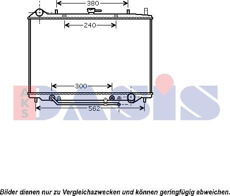 AKS Dasis 150086N - Радиатор, охлаждение двигателя autosila-amz.com