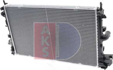 AKS Dasis 150081N - Радиатор, охлаждение двигателя autosila-amz.com