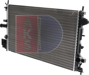 AKS Dasis 150072N - Радиатор, охлаждение двигателя autosila-amz.com