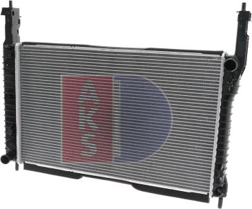 AKS Dasis 150077N - Радиатор, охлаждение двигателя autosila-amz.com