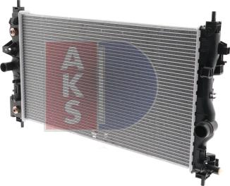 AKS Dasis 150106N - Радиатор, охлаждение двигателя autosila-amz.com