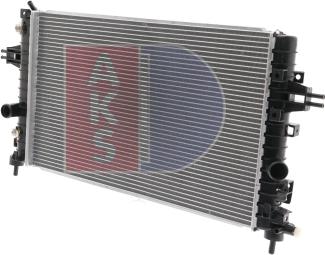 AKS Dasis 150100N - Радиатор, охлаждение двигателя autosila-amz.com