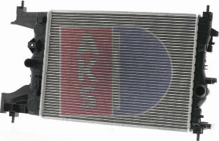 AKS Dasis 150101N - Радиатор, охлаждение двигателя autosila-amz.com