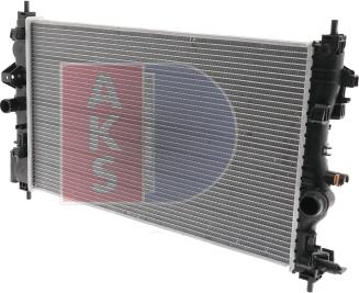 AKS Dasis 150118N - Радиатор, охлаждение двигателя autosila-amz.com