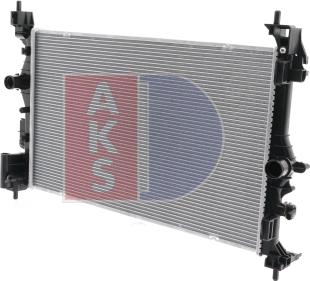 AKS Dasis 150134N - Радиатор, охлаждение двигателя autosila-amz.com