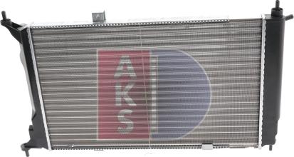 AKS Dasis 151030N - Радиатор, охлаждение двигателя autosila-amz.com