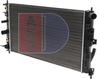 AKS Dasis 151320N - Радиатор, охлаждение двигателя autosila-amz.com