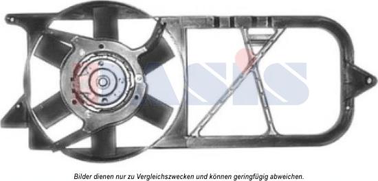 AKS Dasis 158088N - Вентилятор, охлаждение двигателя autosila-amz.com