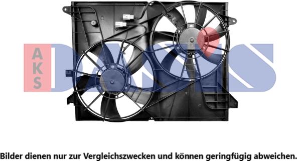 AKS Dasis 158134N - Вентилятор, охлаждение двигателя autosila-amz.com