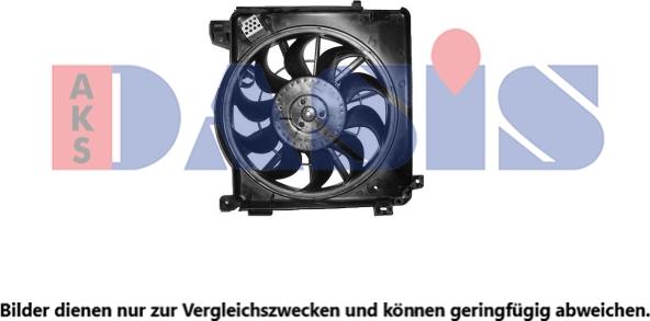 AKS Dasis 158137N - Вентилятор, охлаждение двигателя autosila-amz.com