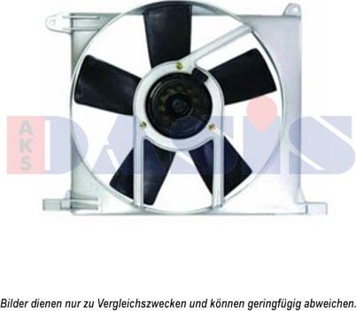 AKS Dasis 158300N - Вентилятор, охлаждение двигателя autosila-amz.com