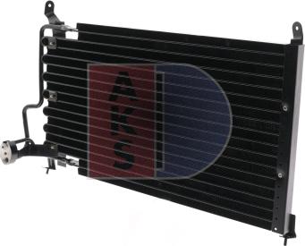 AKS Dasis 152630N - Конденсатор кондиционера autosila-amz.com
