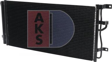 AKS Dasis 152048N - Конденсатор кондиционера autosila-amz.com