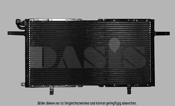 AKS Dasis 152004N - Конденсатор кондиционера autosila-amz.com