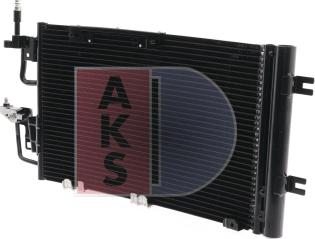 AKS Dasis 152003N - Конденсатор кондиционера autosila-amz.com