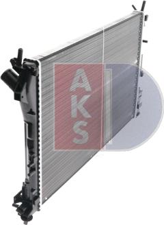AKS Dasis 152014N - Радиатор, охлаждение двигателя autosila-amz.com