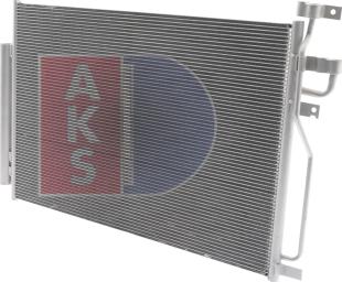 AKS Dasis 152035N - Конденсатор кондиционера autosila-amz.com