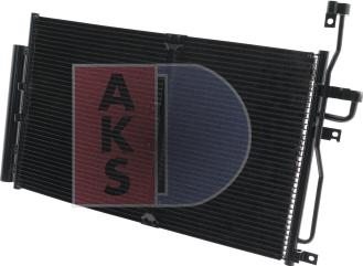 AKS Dasis 152036N - Конденсатор кондиционера autosila-amz.com